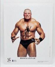Brock Lesnar foto firmata WWE