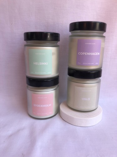 Candele profumate naturali
