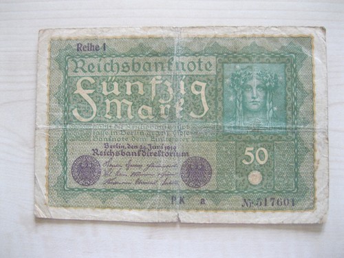 Banconota tedesca mark - banconota,