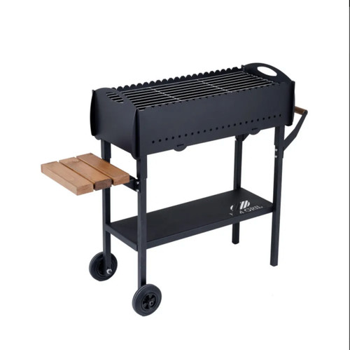 Large barbecue with - , tray