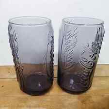 MCDONALD'S 1 BICCHIERE LATTINA COCA COLA 2008 VIOLA VERRE GLASS LUMINARC