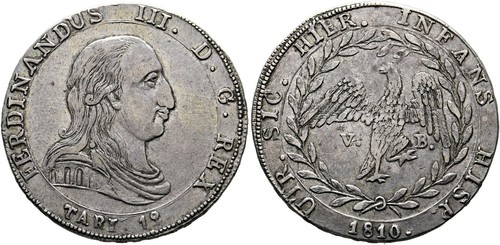 Sicilia tarì 1810 - sicilia,