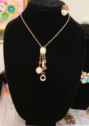 Collana pendente tono - oro, lia