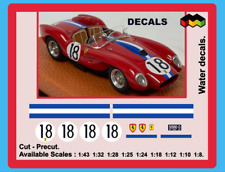 Décalcomanie à eau Ferrari