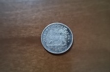 Menelik Etiopia Moneta Da 1 Gersch 1902 In Argento Bella