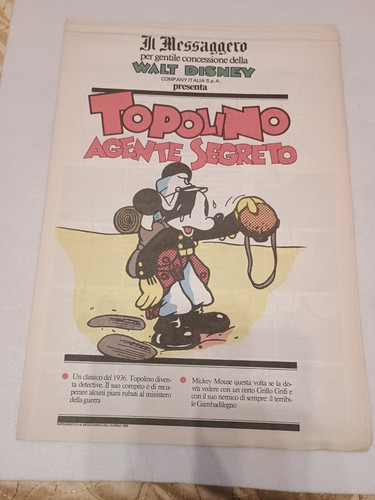 Topolino agente segreto - agente,