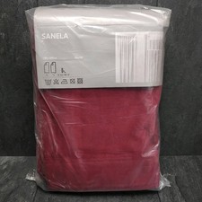 Tenda Ikea Sanela rosso vino velluto cotone rosso tenda due sciarpe confezione originale nuova