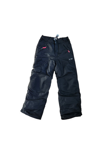 Girls black ski snow pants - black, ski/snow