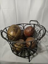 Cesto Frutta Design Vintage Modernariato Arredo 50x50 Metallo 