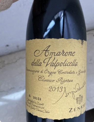 Bottiglia vino amarone - bottiglia,