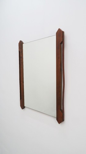 Specchio con cornice - , teak