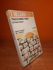 Taccuino 1942 - Pietro Nenni-