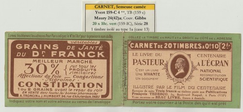 Francia carnet 159 - francia, yv.