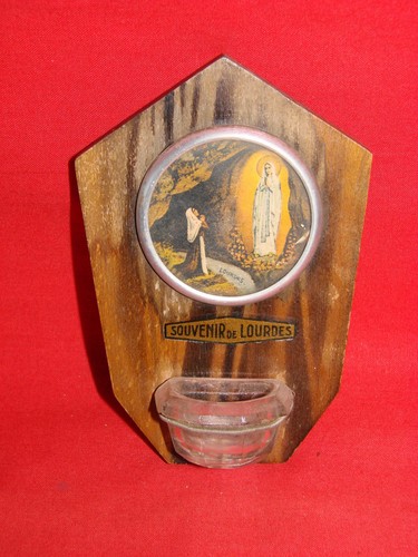 Antico acquasantiera legno - acquasantiera, in