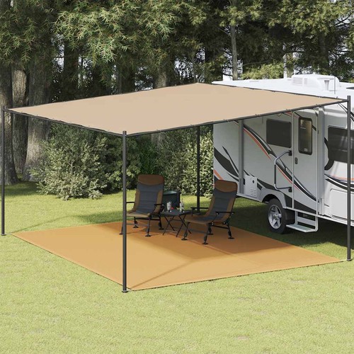 Tappeto tenda colore sabbia