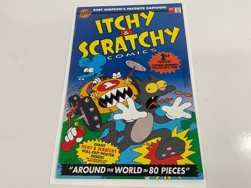 Poster itchy scratchy 1 - scratchy, #1