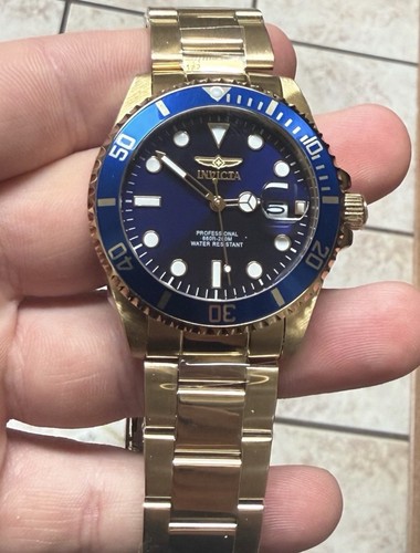 Invicta uomo blu oro - uomo, e