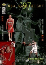 card NBA Allen Iverson Upper Deck Collector's Choice NBAGAME NIGHT #175 1997