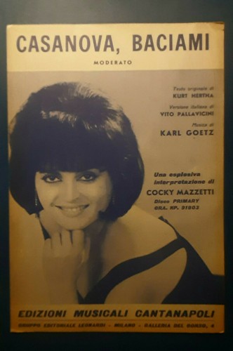 Spartito cocky mazzetti - cocky,