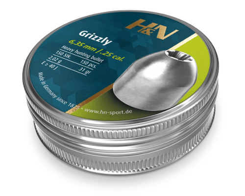 Pallini grizzly cal 25 pz - h&n,