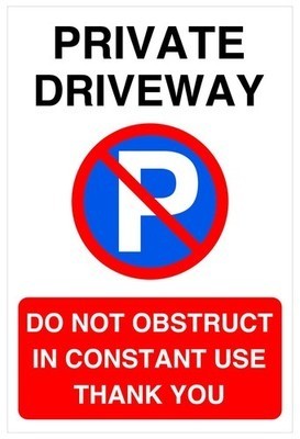 Cartello sicurezza vialetto - di,
