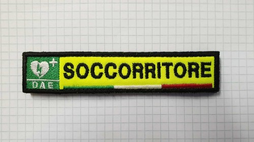 Patch toppa soccorritore dae - toppa,