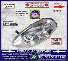 FANALE FARO ANTERIORE SINISTRO SX GUIDA LENTICOLARE LANCIA Y YPSILON 843 + MUSA
