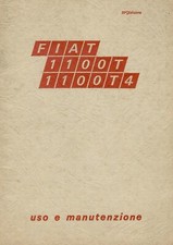 Fiat 1100 T/T4 furgone Libretto uso e manutenzione originaleXI 1969