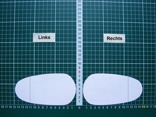 Vetro specchio retrovisore - specchio,