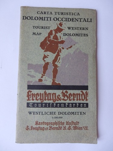 Dolomiti occidentali carta - dolomiti,