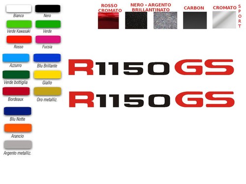 Adesivi logo scritta bmw r - adesivi,