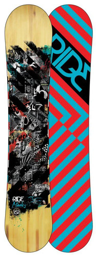Snowboard ride manic 158 - manic, +
