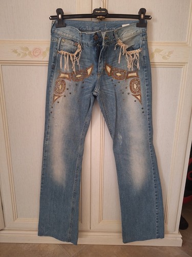 Jeans vita bassa donna 42 - jeans,