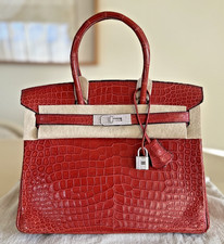 Hermes Birkin 30 Crocodile Red