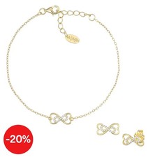 Bracciale e Orecchini Cuore