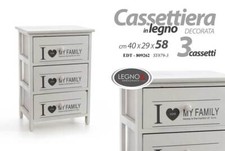 MOBILE CASSETTIERA LEGNO