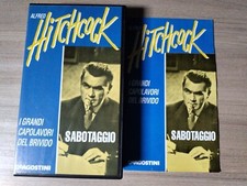 Videocassetta cassetta VHS Alfred Hitchcock sabotaggio collezione 