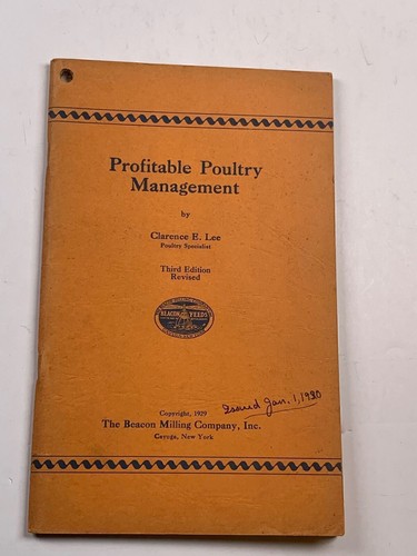 Profitable poultry management - profitable,