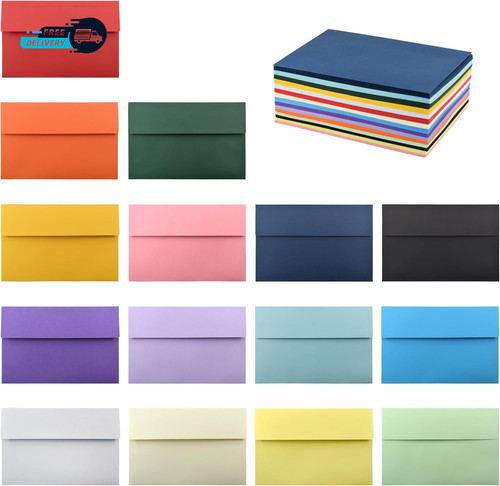 Confezione 150 buste colorate - 150,