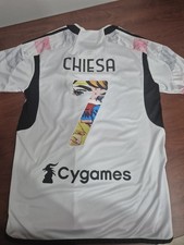 Maglia Juventus Chiesa Limited Edition Away Stagione 2023 2024 Usata Pre Season