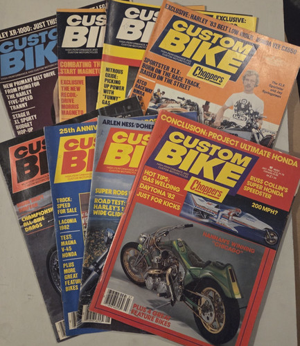 Vtg 8ct custom bike magazine - 8ct,
