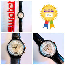 Swatch Chrono Colossal SCB109 1992 Vintage Orologio da polso Quarzo Cronometro