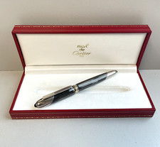 PENNA STILOGRAFICA CARTIER PANTHERE TRINITY ACCIAIO BRUNITO FOUNTAIN PEN BOX