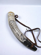 Corno da guerra vichingo vero corno da battaglia tromba cosplay soffia antico...