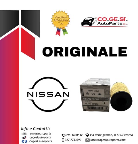 Filtro olio orginale qashqai - filtro,