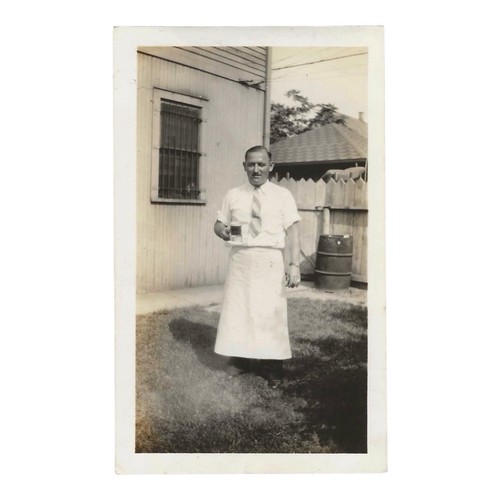 Foto istantanea vintage uomo