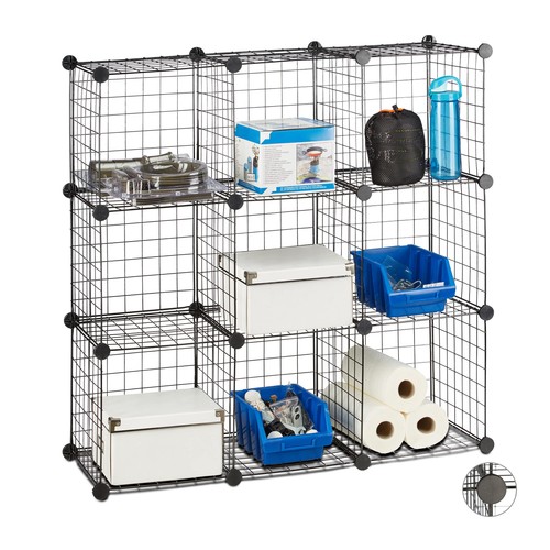 Relaxdays scaffale componibile - scaffale,