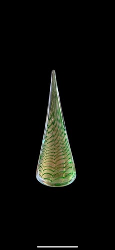 Scultura conica vetro di - scultura,