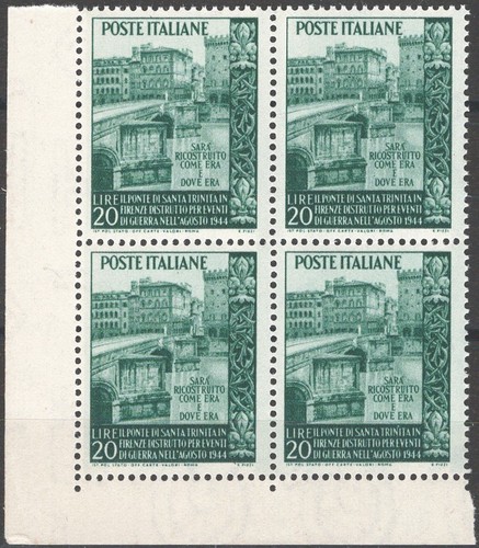 Italia repubblica 1949 ponte - repubblica,