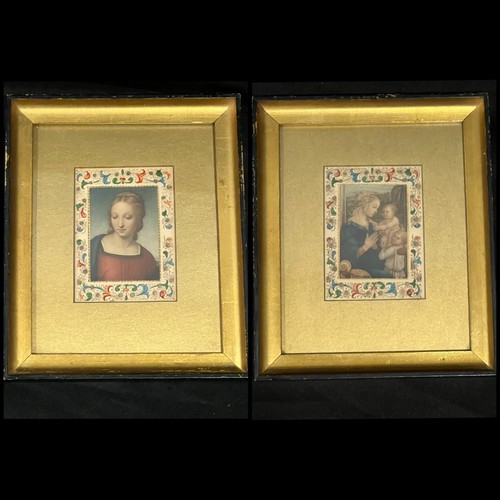 Coppia cartoline madonna - coppia, di